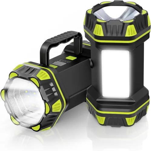 Miniatura 8 de Linterna de campamento recargable, linterna LED de campamento con 1200 lúmenes, alimentación por batería con capacidad de 4800, luz de campamento