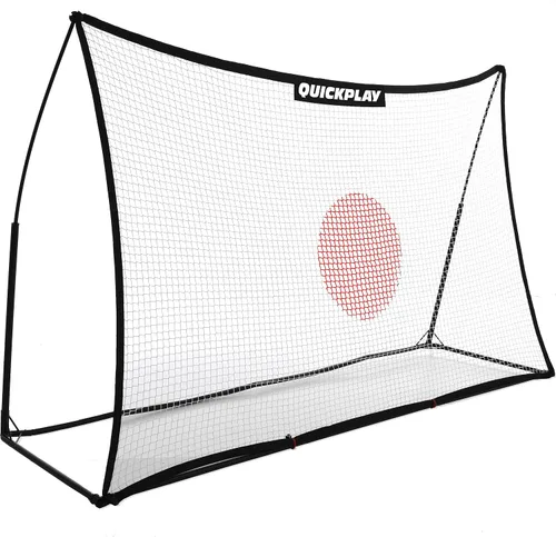 Miniatura 13 de QuickPlay Red de rebote Spot Target para fútbol Red de rebote resistente al clima con bolsa de transporte Ideal para práctica de pases