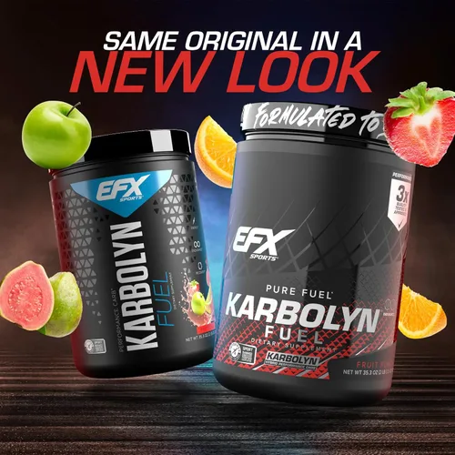 Miniatura 2 de EFX Sports Karbolyn Fuel Polvo de carbohidratos de absorción rápida Carga de carbohidratos, energía sostenida, recuperación rápida Sin