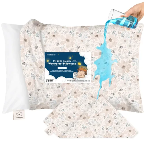 Miniatura 16 de KeaBabies Funda de almohada para niños pequeños de 13 x 18 pulgadas, funda de almohada de algodón orgánico para niños, niñas, funda de algodón suave