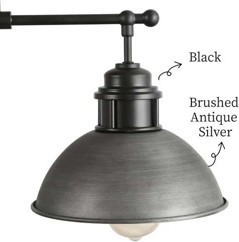 Miniatura 5 de LOG BARN Candelabros para comedor, iluminación industrial de isla de cocina de 3 luces, lámpara colgante de mesa de billar estilo granja de 35.7
