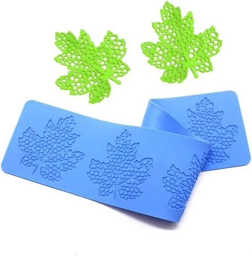 Molde de hojas, molde de hojas huecas 3D, molde de silicona para velas de fondant, para decoración de pasteles, cupcakes, alimentos