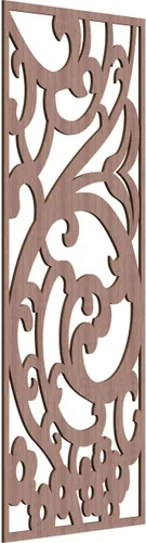 Miniatura 40 de Bridgewater - Paneles de pared decorativos de madera con calado, 9 3/8 pulgadas de ancho x 24 3/8 pulgadas de alto x 1/4 de alto, nogal