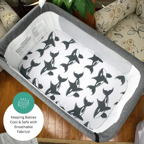 Miniatura 3 de Sábanas de moisés para Papablic, CoZee, Cowiewie, Ezebaby, Nawahev cuna y cama de noche para bebé de TansyPanda, 3 piezas, 33x20, ultra suaves