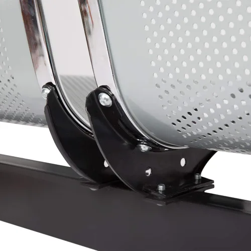 Miniatura 7 de Silla de sala de espera, banco de recepción del aeropuerto con brazos, sillas de recepción de invitados, silla de oficina, banco de vestíbulo, banco