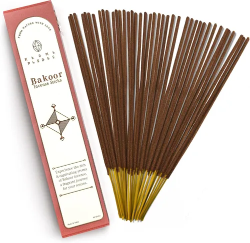 Miniatura 52 de Bakhoor - Varitas de incienso orgánicas sumergidas a mano, 100 varillas con hierbas naturales e ingredientes aromáticos, tiempo de combustión de 45
