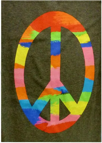 Miniatura 8 de 3dRose Image of Rainbow Peace Sign 11x12 Wash Cloth for Face and Body