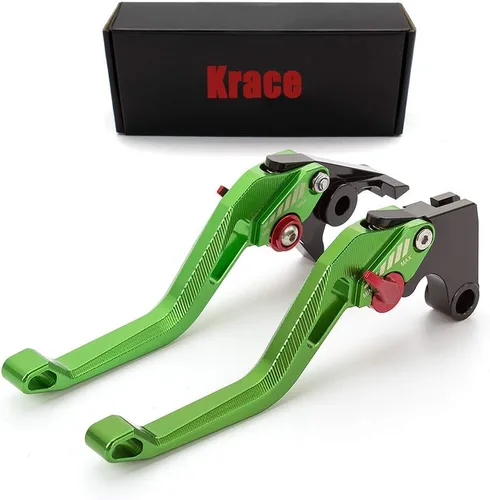 Miniatura 8 de Krace Palancas de freno de embrague ajustables CNC para motocicleta, par de palancas de freno de rombo 3D, ajuste para Honda Z125 monkey bike