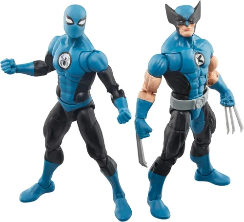 Miniatura 3 de Marvel Legends Series Wolverine and Spider-Man, Fantastic Four Comics - Figura de acción coleccionable de 6 pulgadas, paquete de 2
