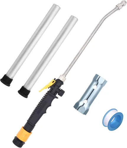 Paquete de 5 varillas de ánodo para calentador de agua RV y enjuague de tanque de agua para autocaravana, 9.25 pulgadas de largo x 3/4 pulgadas,