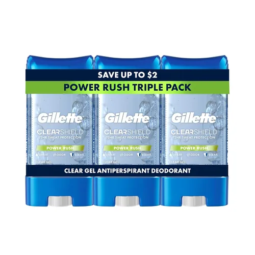 Gillette Antitranspirante y desodorante para hombres, protección contra el sudor y el olor 72 horas, frescura de larga duración, tecnología