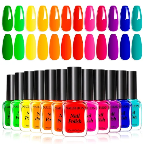 Miniatura 19 de Capa base y capa superior, esmalte de uñas regular transparente, rico en calcio VE secado rápido al aire fortalecimiento de uñas, sin gel, 2 piezas