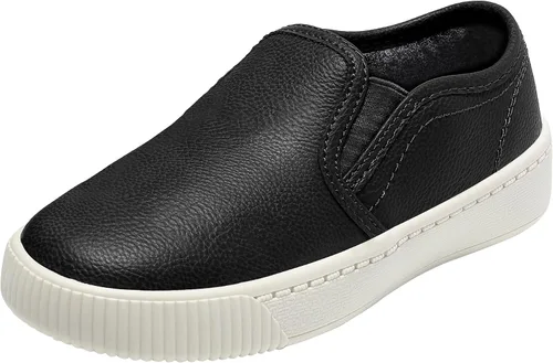 HOMEHOT Zapatos deportivos de vestir casuales de piel sintética para niños (niños pequeños, niños grandes, niños pequeños)