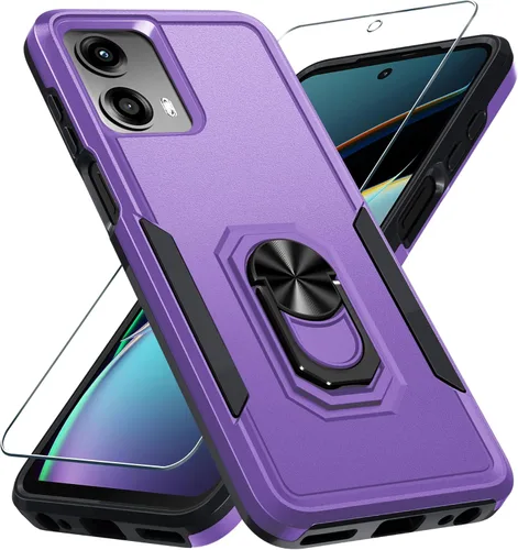 Miniatura 18 de Janmitta - Funda compatible con Moto G 5G 2023 con protector de pantalla, cubierta protectora de cuerpo completo resistente a prueba de golpes