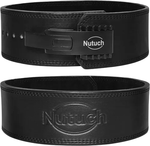 Genuine Leather Lever Weight Lifting Belt |10mm | Gym Belts | Weight Lifting Belts for Men and Women | Grain Leather Weightlifting Belt | Workout