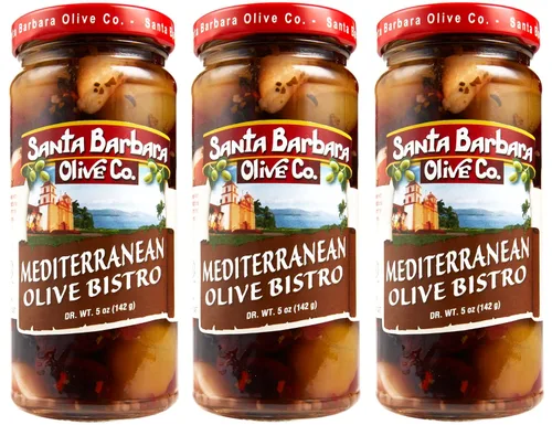 Miniatura 12 de Aceitunas Rellenas de Queso Feta Santa Barbara 10 oz, Paquete de 2