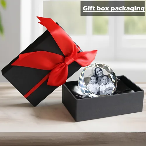 Miniatura 7 de Foto de Cristal 3D, Regalos Personalizados de Navidad para Mujeres, Esposa, Ella, Él, Hombres, Marido, Regalos de Fotos Personalizados, Cumpleaños