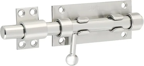 Miniatura 10 de Alise Cerradura deslizante SUS304 de 4 pulgadas de acero inoxidable, pestillo de perno deslizante, cerradura de puerta pesada gruesa, pestillo