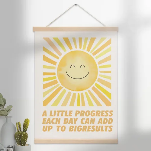 HKDGVRTB Pósteres motivacionales de afirmaciones positivas, decoración de pared, arte inspirador de pared de oficina que se suma a grandes