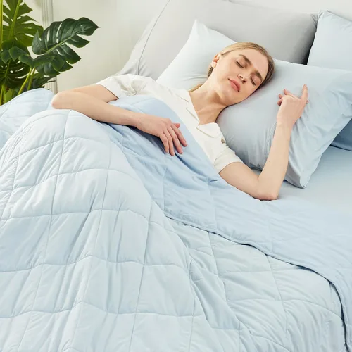 Miniatura 28 de Manta refrescante Cozy Bliss para personas que duermen calientes tamaño Queen, Q-Max 0.45 Confort refrescante, mantas frías para sudores nocturnos