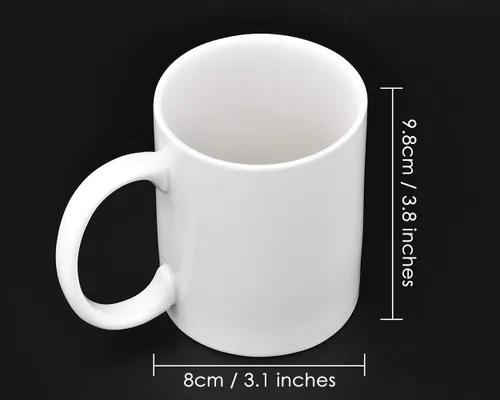Miniatura 2 de DS. DISTINCTIVE STYLE Taza De Café De Dedo Medio De Cerámica 350 Mililitros Taza De Café Divertida Taza De Té Con El Dedo Medio En El