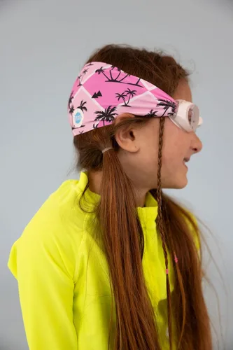 Miniatura 4 de Splash - Gafas de natación con correa de tela, colección Pink & Purples, divertidos, a la moda y cómodos, para adultos y niños Malibú
