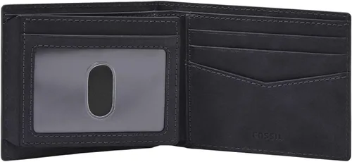 Miniatura 35 de Fossil Billetera plegable de cuero para hombre con ventana de identificación abatible para hombres