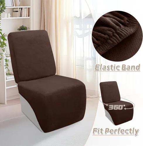 Miniatura 417 de Arfntevss Fundas de sofá seccional reclinable de terciopelo, Funda de sofá seccional de esquina para sofá reclinable, Funda elástica suave