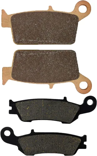 AHL Juego de pastillas de freno delanteras y traseras para Yamaha YZ450 F (4T) 2008-2015 YZ250 F (4T) 2007-2015