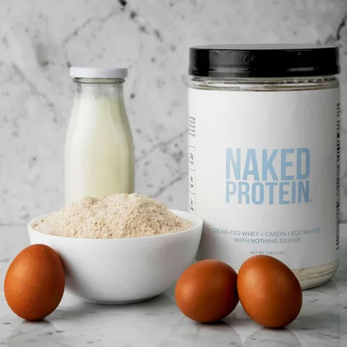 Miniatura 5 de NAKED Mezcla de proteínas en polvo - Mezcla de proteínas de huevo, suero de leche y caseína