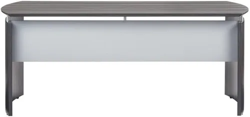 Miniatura 6 de Pemberly Row Carcasa de escritorio flotante para computadora de 72 pulgadas en acero gris