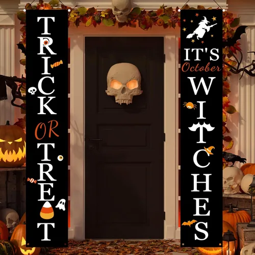 Miniatura 10 de DAZONGE Decoración de otoño, carteles de bienvenida y hola otoño para decoración de cosecha de puerta delantera, carteles colgantes para decoración