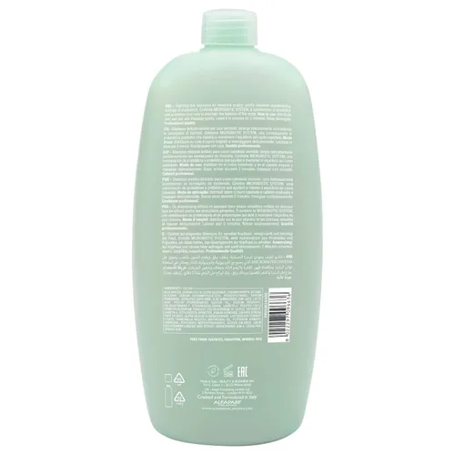 Miniatura 2 de Alfaparf Milano Semi Di Lino Scalp Relief Low Shampoo para pieles sensibles, champú sin sulfato, calma, aporta comodidad e hidrata, alivia