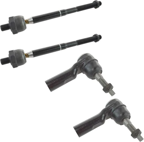 Miniatura 160 de TRQ Juego de barras de acoplamiento delanteras interiores y exteriores de 4 piezas compatible con Jeep Cherokee 1991-2001 y Comanche 91-92