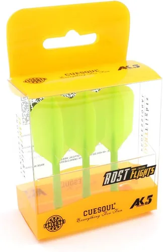 Miniatura 7 de CUESOUL ROST - Astil y plumas de dardos integrados de forma media y delgada, juego de 3 piezas Verde