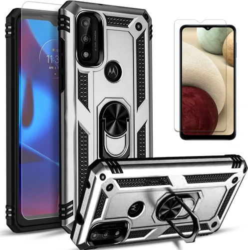 Miniatura 8 de STARSHOP Funda compatible con Moto G Pure, con protector de pantalla de vidrio templado incluido, protección contra caídas de grado militar a prueba