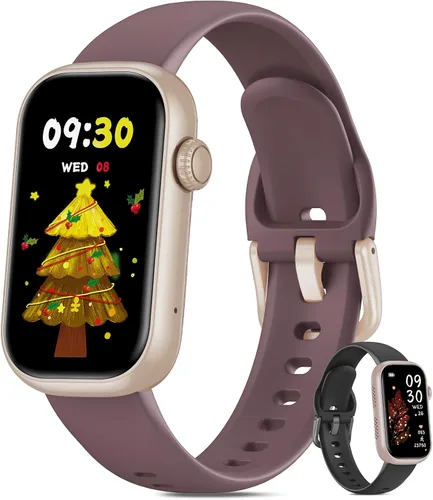 Miniatura 9 de Rastreador de actividad física para hombres y mujeres, frecuencia cardíaca 24/7, SpO2 y monitor de sueño, reloj de salud, contador de pasos