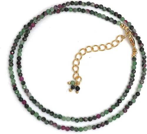 Miniatura 18 de Gempires - Gargantilla de cristal curativo hecha a mano, hipoalergénica, chapada en oro de 18 pulgadas, elegante joyería de uso diario