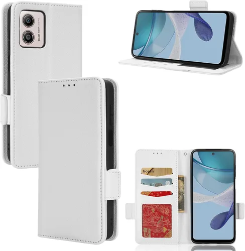 Miniatura 175 de Funda de piel sintética compatible con Motorola Moto E22 4G, funda de piel sintética compatible con Motorola Moto E22i 4G, color negro