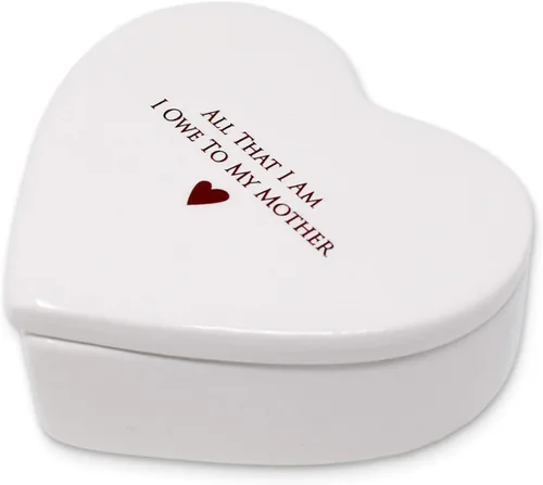 Miniatura 3 de Regalo para mamá de Susabella - Regalo de boda para madre de la novia o madre del novio, caja de cerámica para recuerdos en forma de corazón o caja