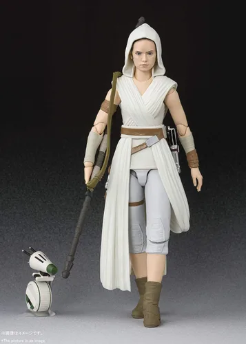 Miniatura 4 de S.H. Figuarts Star Wars Rey & D-O (Star Wars: The Rise of Skywalker) Aprox. 5.7 pulgadas (5.709 in), PVC y ABS, figura de acción prepintada