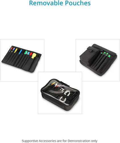 Miniatura 3 de PROAIM Cine - Bolsa de cubo para equipo de cámara, fotógrafo, videógrafos y videógrafos. Sólida y espaciosa, bolsas extraíbles, 4 bolsillos
