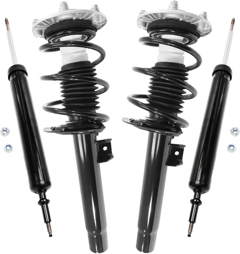 Miniatura 79 de Detroit Axle - Puntales y Amortiguadores para Chevy Traverse Buick Enclave GMC Acadia Saturn Outlook 2007-2012, 2 puntales delanteros con resorte