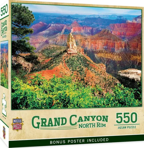 Miniatura 17 de MasterPieces, Borde sur del Gran Cañón, 550 piezas