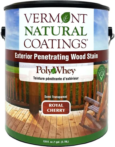 Miniatura 19 de Vermont Natural Coatings PolyWhey - Tinte penetrante exterior - marrón bellota - cuarto de galón marrón (Acorn Brown)