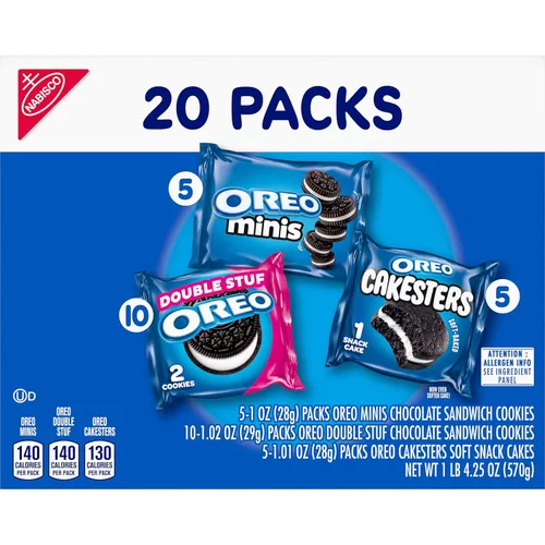 Miniatura 15 de OREO Lovers Cookies and Cakesters Soft Snack Cakes Paquete variado