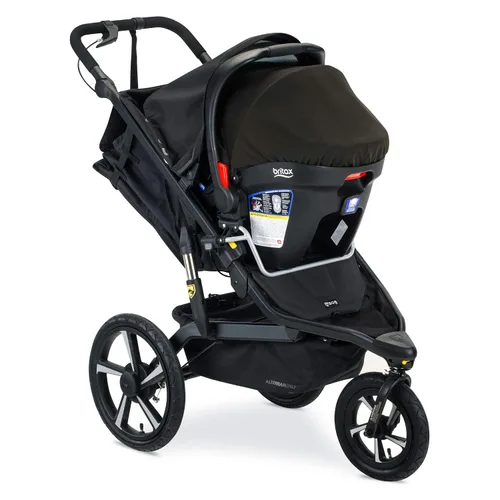 Miniatura 4 de BOB Gear Adaptador de cochecito de jogging individual para asientos de automóvil infantiles Britax, gris