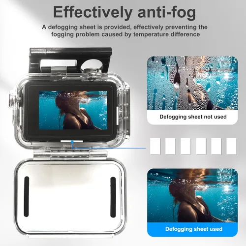 Miniatura 5 de FitStill Funda impermeable subacuática de 196 pies/196.9 ft con interfaz magnética de liberación rápida compatible con DJI Osmo Action 5 Pro/Action