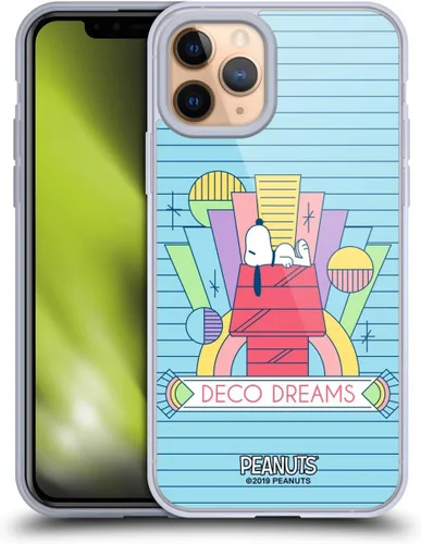 Miniatura 166 de Head Case Designs Snoopy Deco Dreams - Funda de gel suave con licencia oficial de Peanuts Blue Pattern compatible con Apple iPhone 7 Plus/iPhone 8