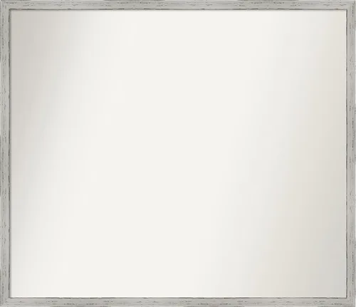 Miniatura 73 de Amanti Art Espejo de baño blanco para sobre el fregadero, 32 x 45 pulgadas, espejo de tocador rectangular blanco esbelto, marco de madera moderno
